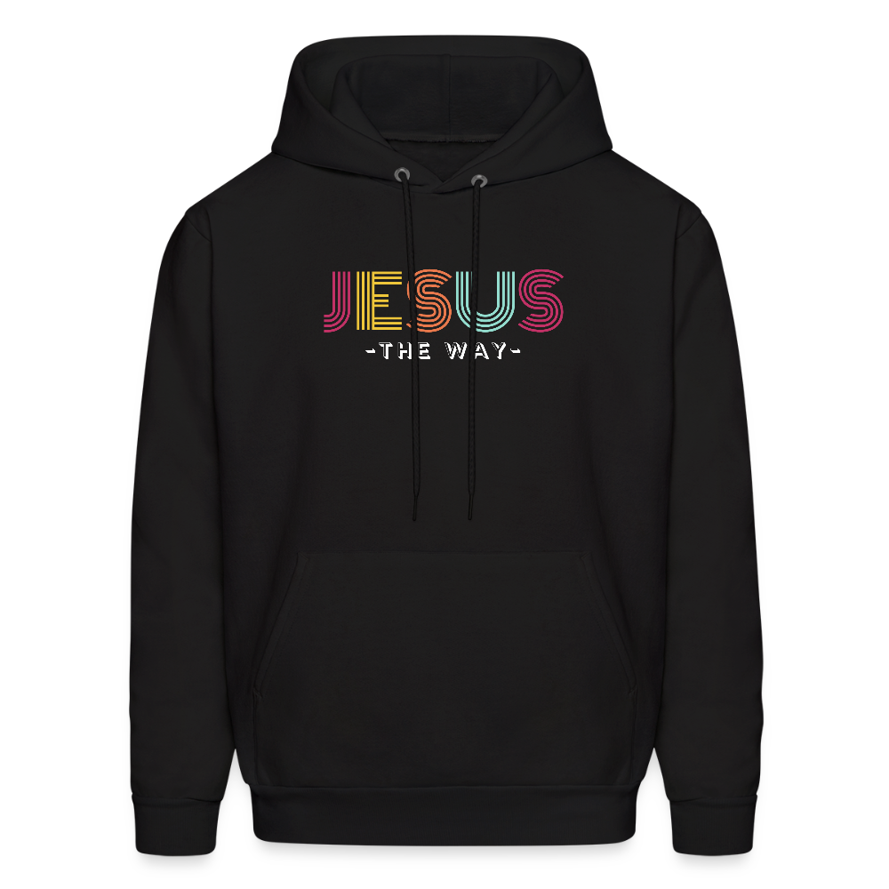 Jesus The Way Christian Unisex Hoodie Sweatshirt - black