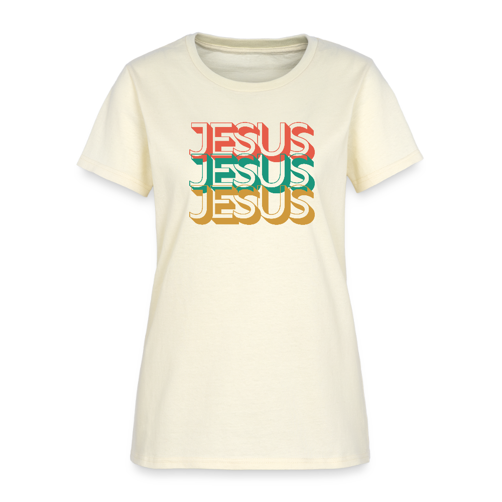 Jesus Jesus Jesus Christian Women's T-Shirt - off white