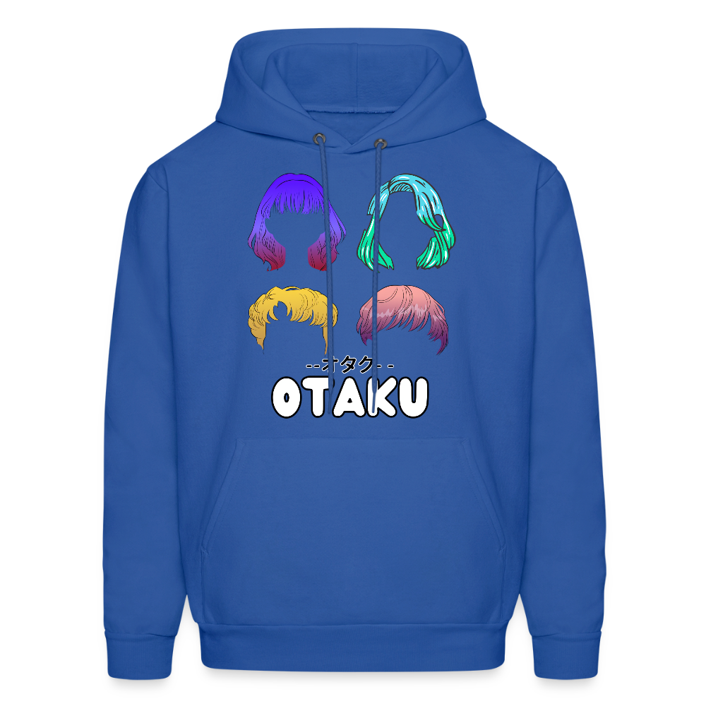 Otaku English Japanese Anime Premium Unisex Hoodie Sweatshirt - royal blue