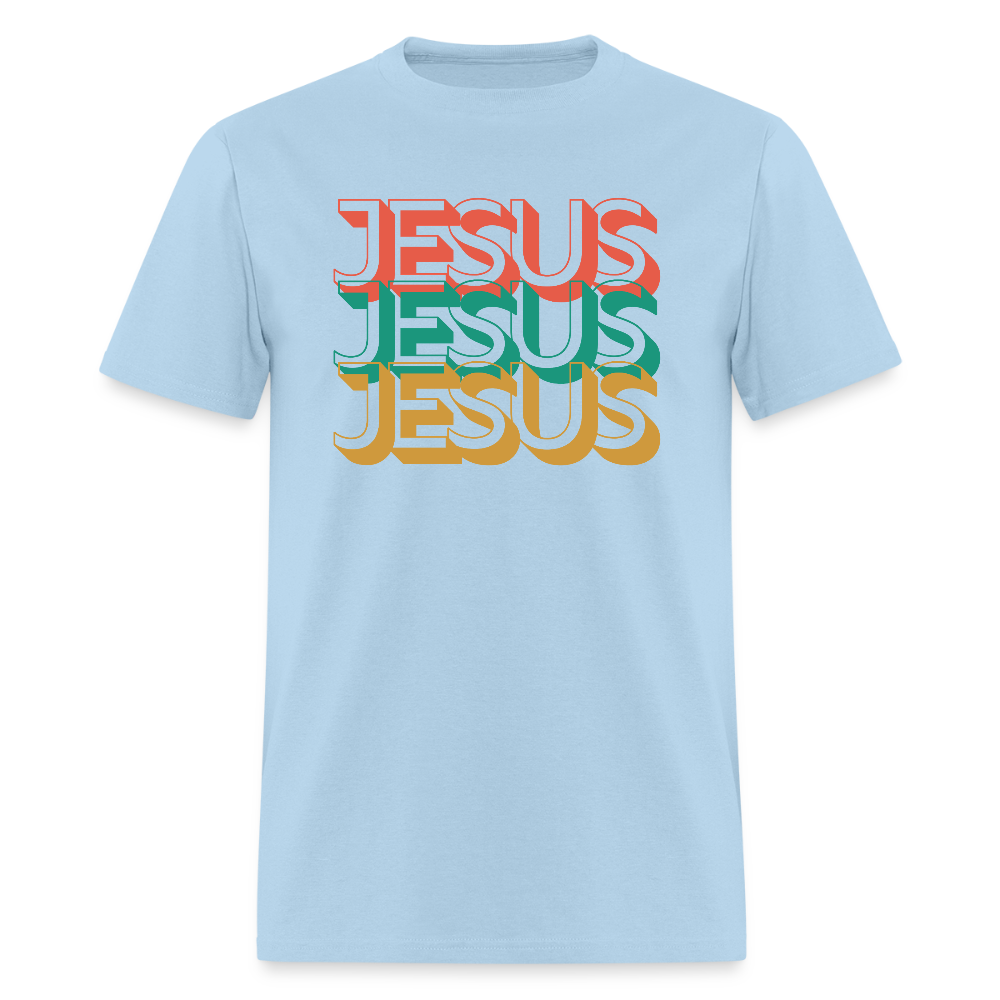 Jesus Jesus Jesus Christian Unisex Classic T-Shirt - powder blue