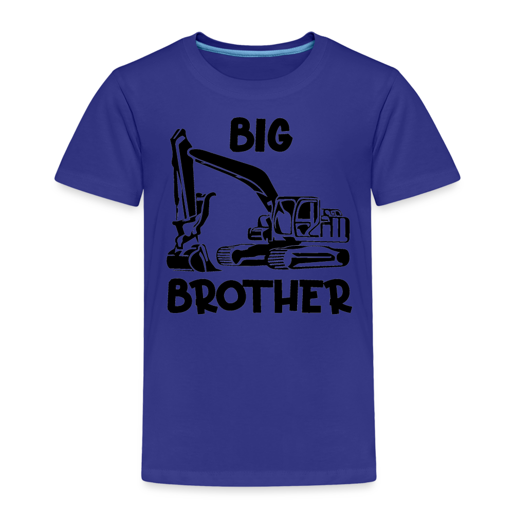 Toddler Big Brother Construction T-Shirt - royal blue