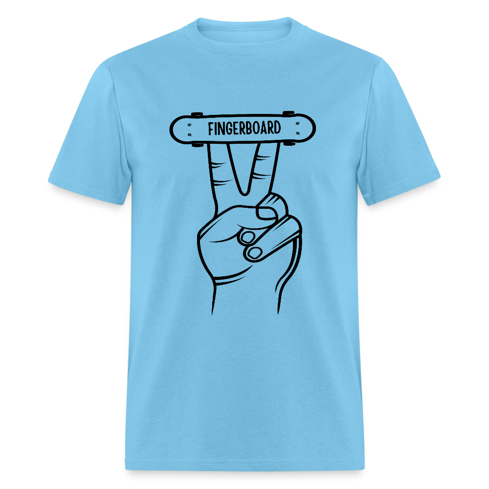 Fingerboard Funny Unisex T-Shirt - aquatic blue