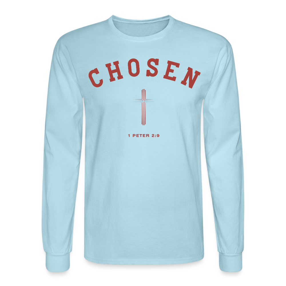 Chosen Christian Long Sleeve Unisex T-Shirt - powder blue