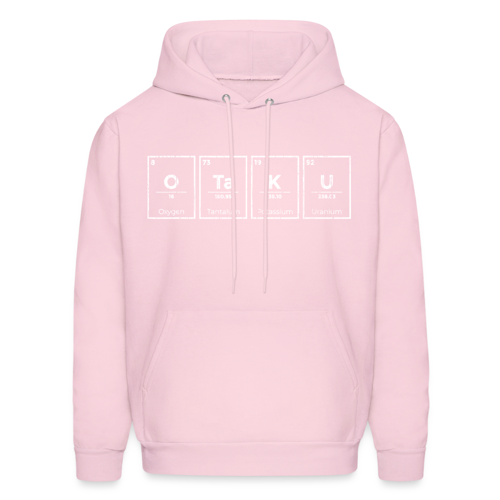 Otaku Periodic Table of Elements Anime Premium Unisex Hoodie Sweatshirt - pale pink
