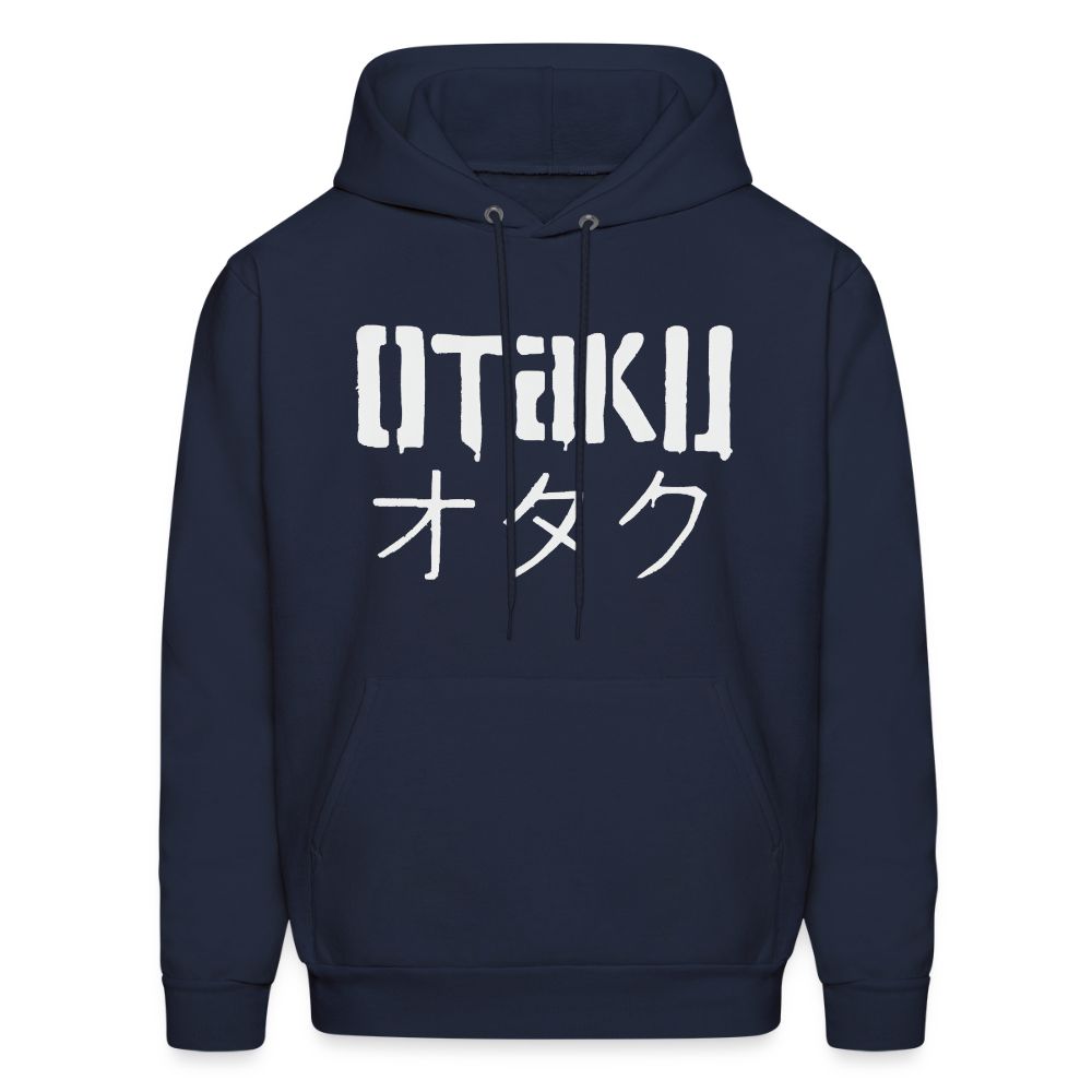 Otaku Japanese Anime Premium Unisex Hoodie Sweatshirt - navy