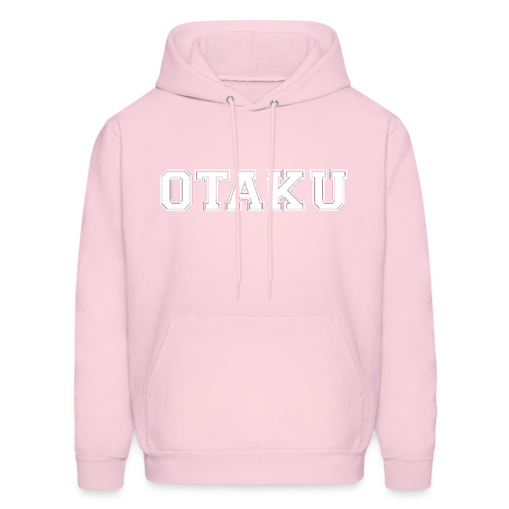 Otaku Bold Anime Premium Unisex Hoodie Sweatshirt - pale pink