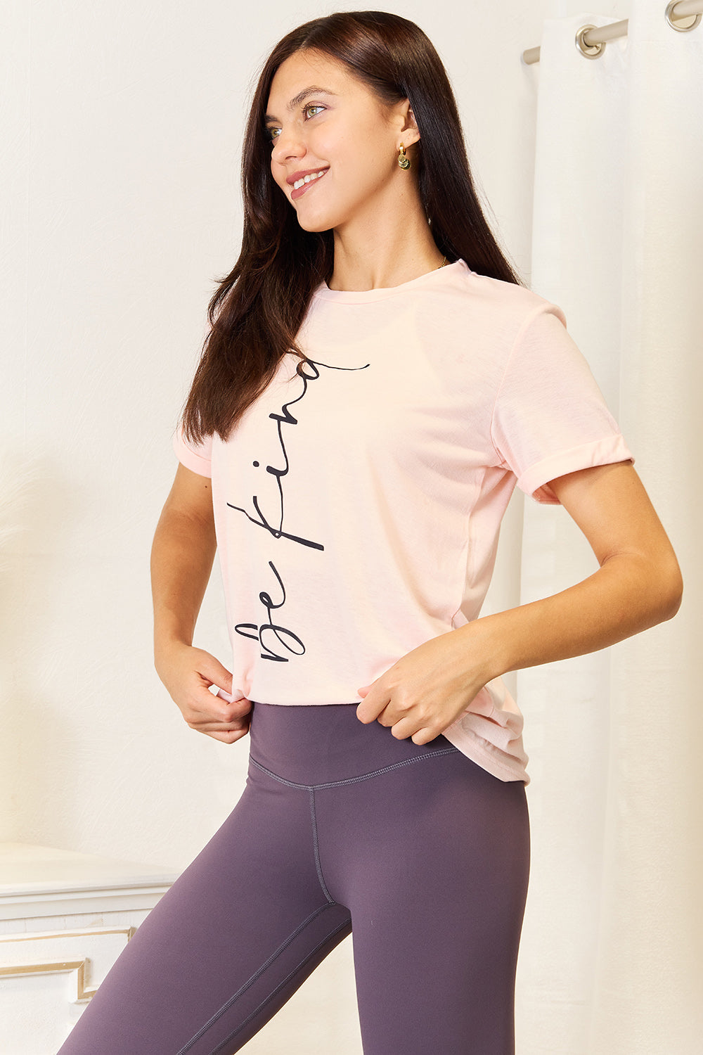 Be Kind Watermelon Pink Graphic Tee