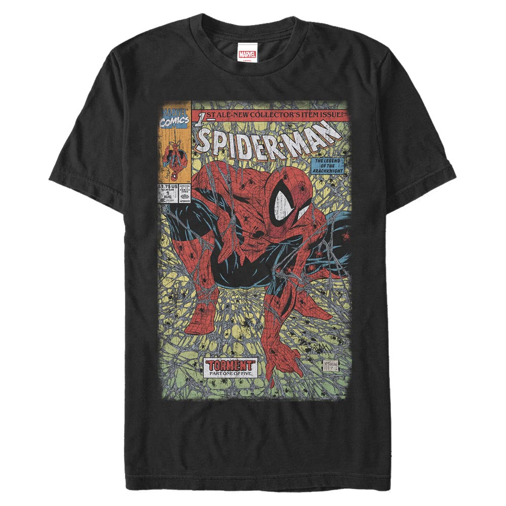 Marvel Spider-Man Legend of Arachknight Adult Black Unisex T-Shirt