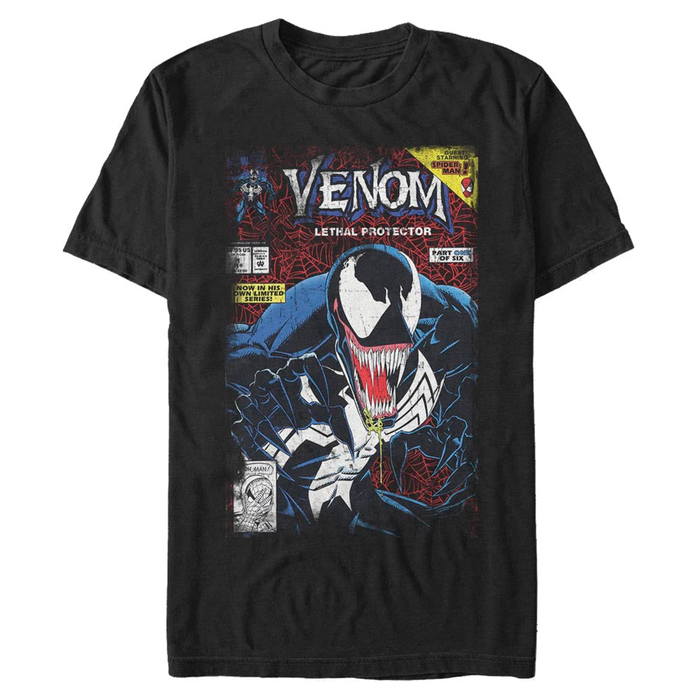 Marvel Venom Lethal Protector Adult Black Unisex T-Shirt