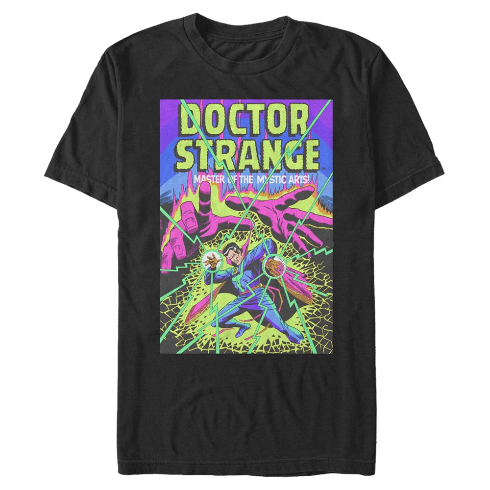 Marvel Doctor Strange Master of the Mystic Arts Poster Adult Black Unisex T-shirt