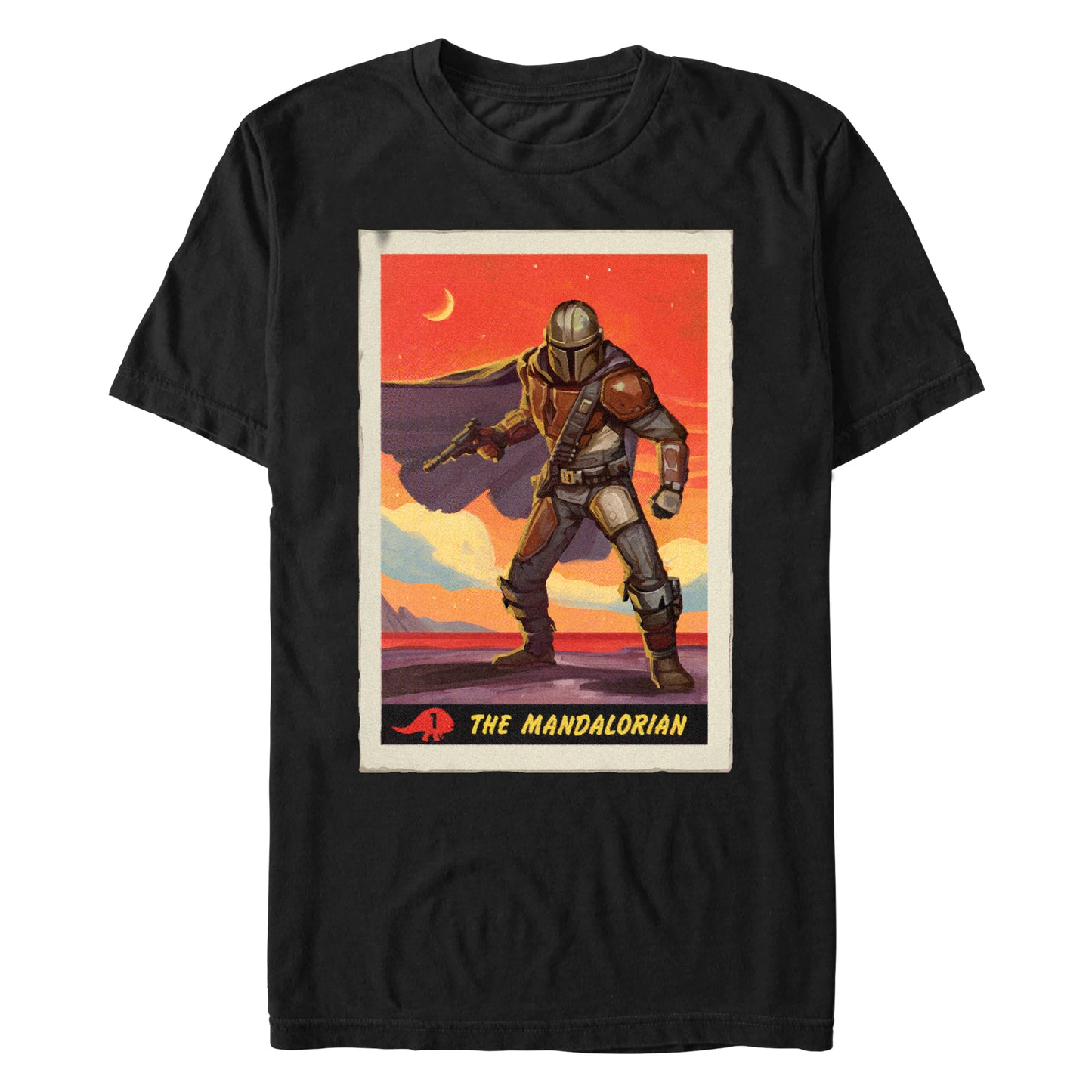 Star Wars The Mandalorian Classic Poster Black Unisex T-Shirt