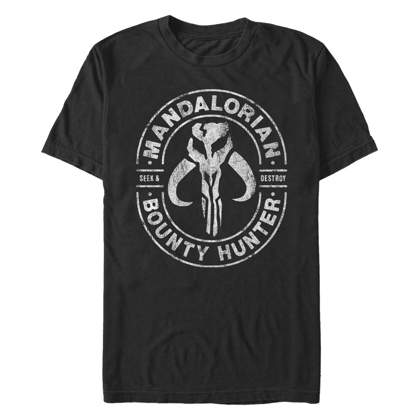 Star Wars The Mandalorian Bounty Hunter Black Unisex T-Shirt