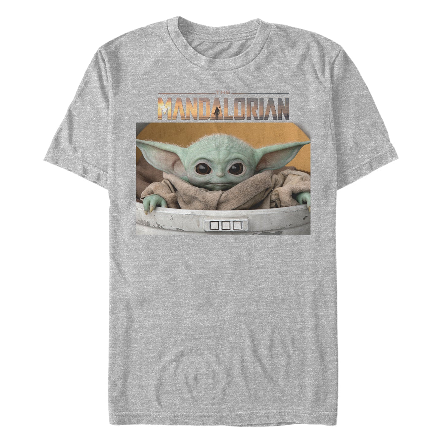Star Wars The Mandalorian The Child Bassinet Athletic Heather Unisex T-Shirt