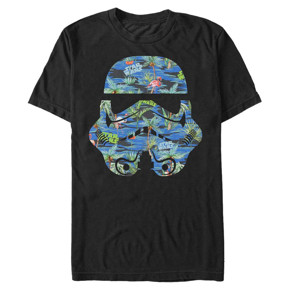 Star Wars Stormtrooper Helmet Flamingo Print Unisex T-Shirt