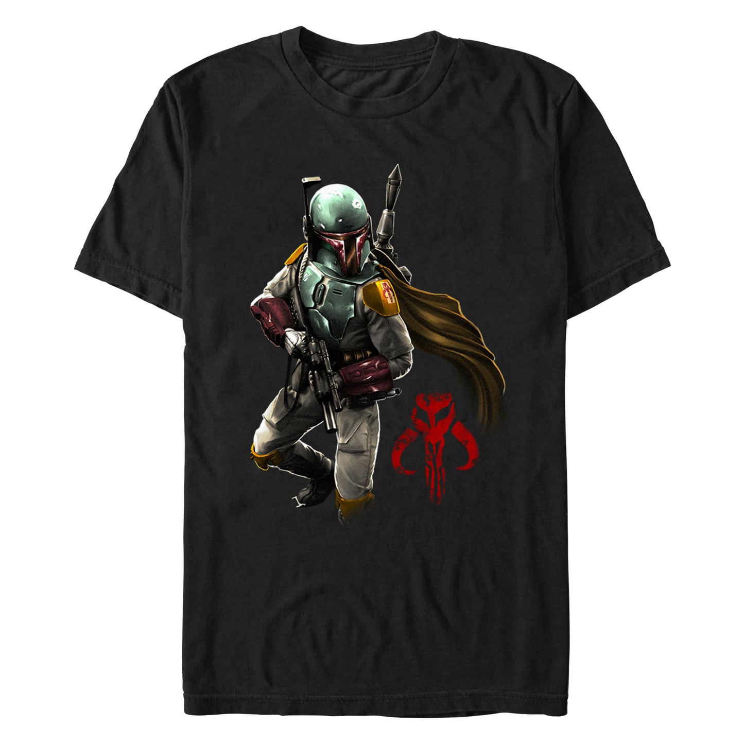Star Wars The Mandalorian Warrior Black Unisex T-Shirt