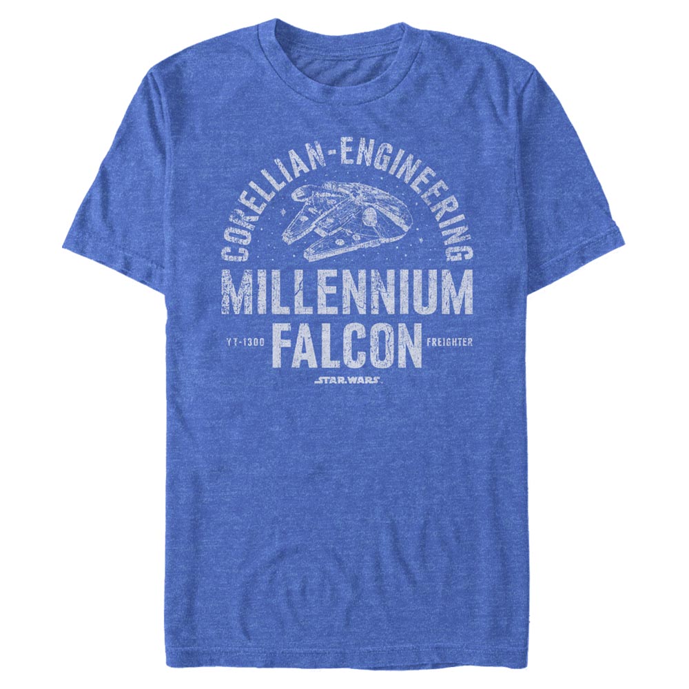 Star Wars Millennium Falcon Corellian Freighter Royal Heather Unisex T-Shirt