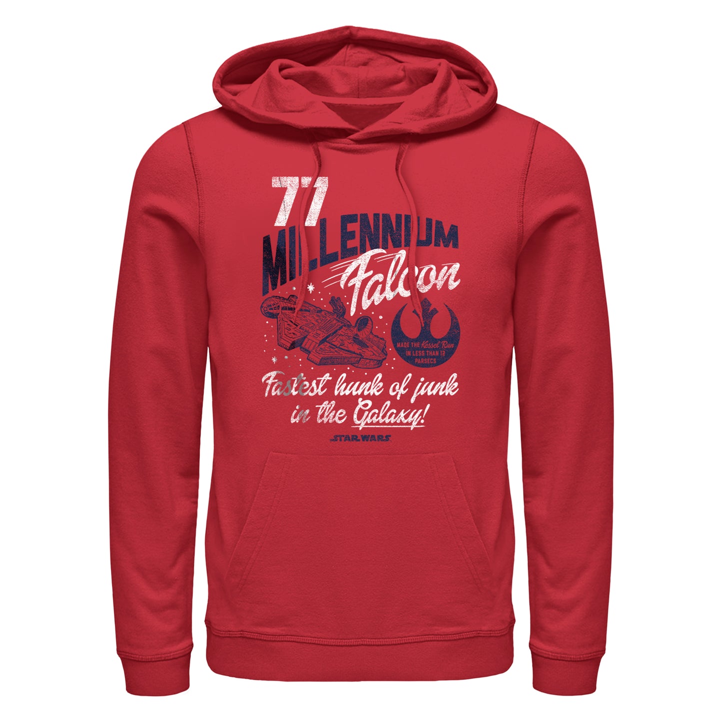 Star Wars 77 Millennium Falcon Fastest Junk in the Galaxy Unisex Hoodie Sweatshirt