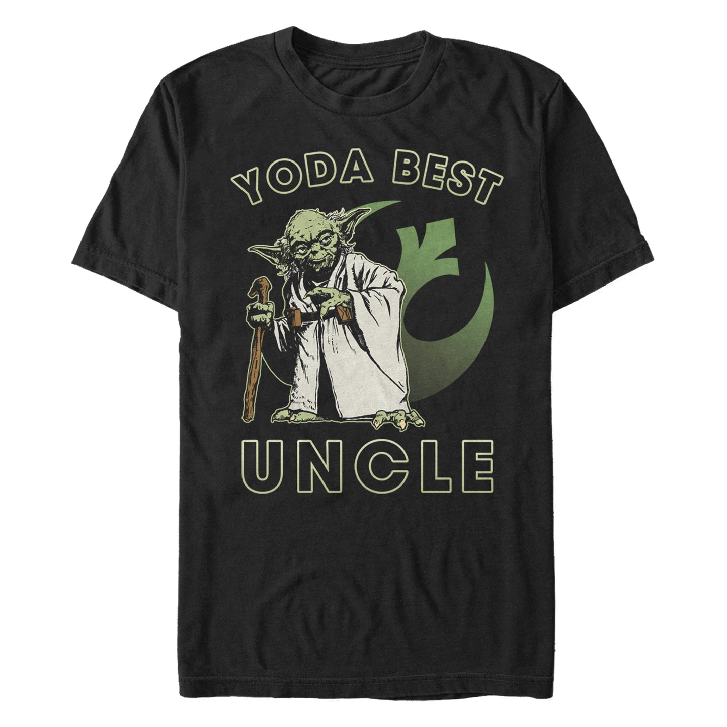 Star Wars Yoda Best Uncle Black Unisex T-Shirt