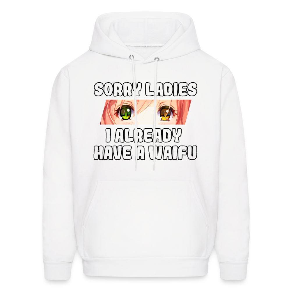 Waifu Anime Lover Hoodie - white