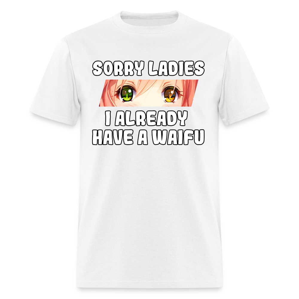 Waifu Anime Lover Unisex T-Shirt - white