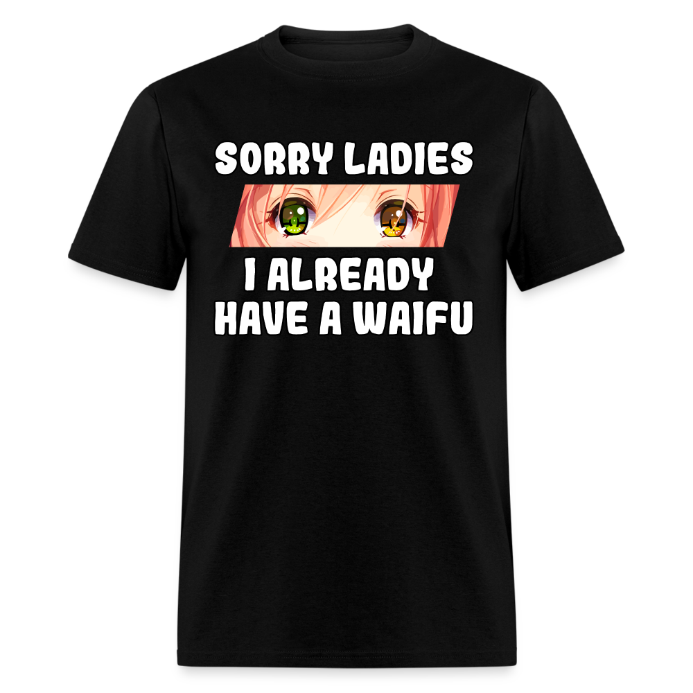 Waifu Anime Lover Unisex T-Shirt - black