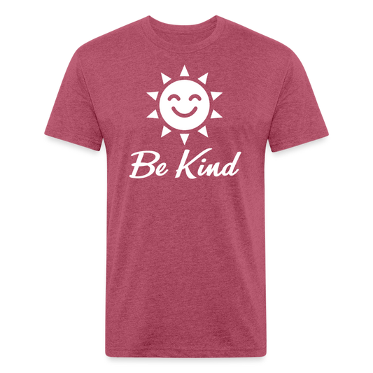Be Kind Unisex T-Shirt - Dark Colors - heather burgundy