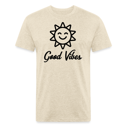Good Vibes Unisex T-Shirt - Light Colors - heather cream