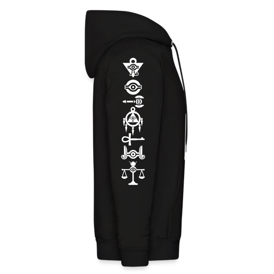 Yugi Vs. Dark Bakura Premium Yu Gi Oh! Manga Hoodie Sweatshirt - black