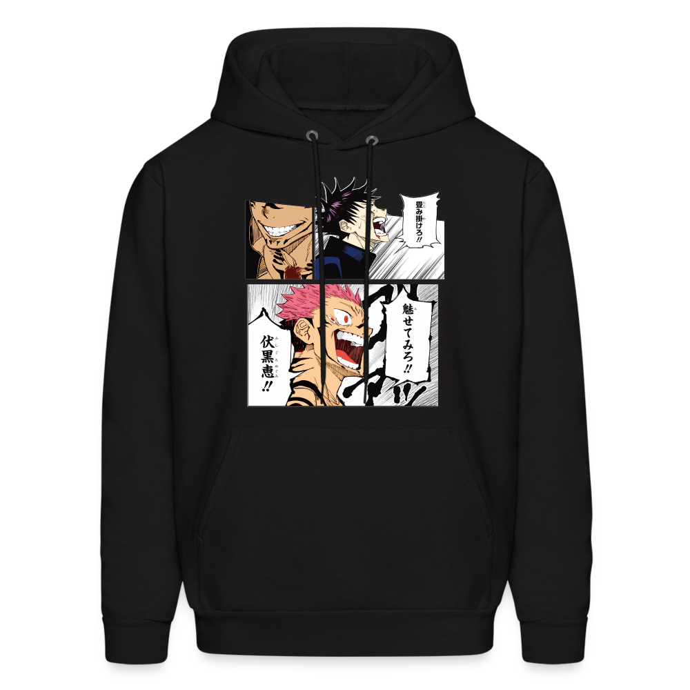 Sukuna Vs. Mugumi Premium Jujutsu Kaisen Manga Hoodie Sweatshirt - black