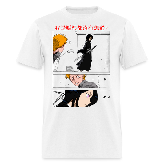 Ichigo Meets Rukia Premium Bleach Manga T-Shirt - white