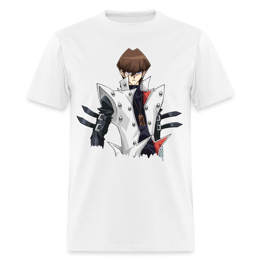 Seto Kaiba Drip Premium Yu Gi Oh! Man Anime T-Shirt - white