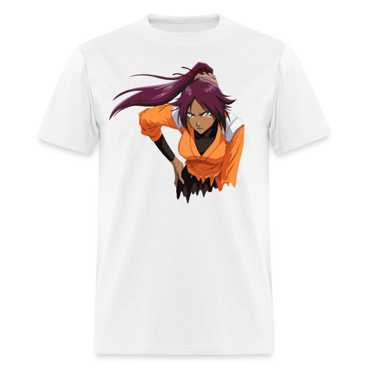 Yoruichi Drip Premium Bleach Anime T-Shirt - white