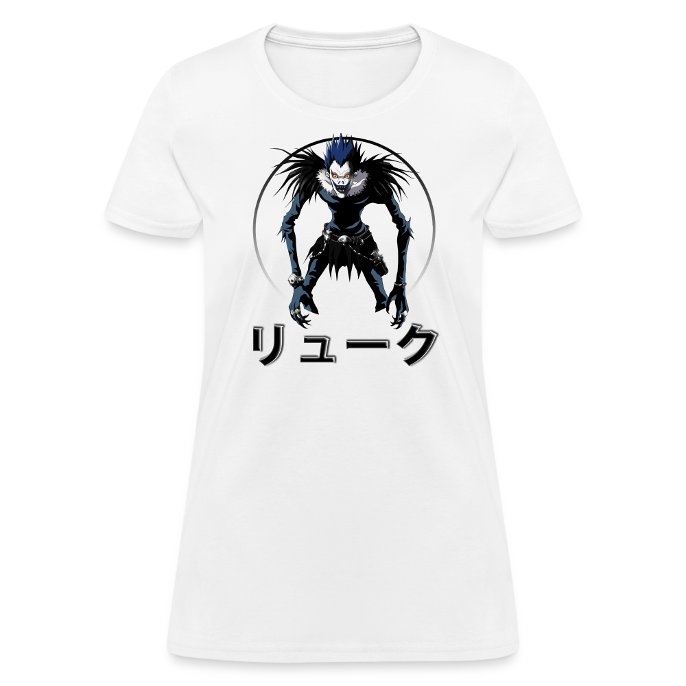 Ryuk Death Note Women's Anime T-Shirt - white