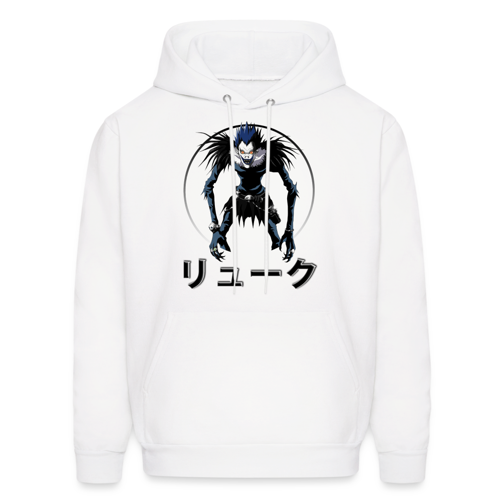 Ryuk Death Note Katakana Anime Hoodie Sweatshirt - white