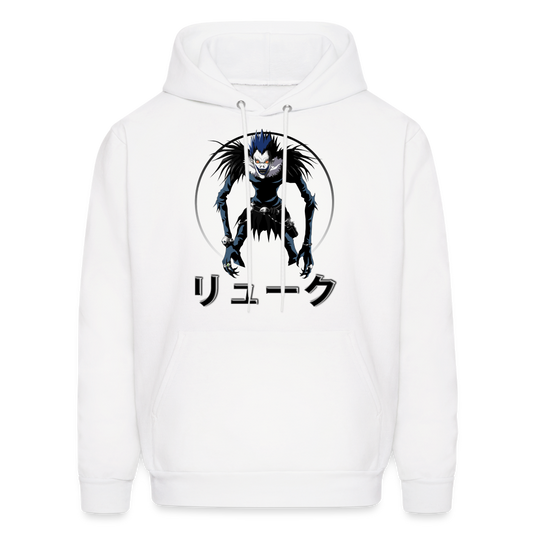 Ryuk Death Note Katakana Anime Hoodie Sweatshirt - white