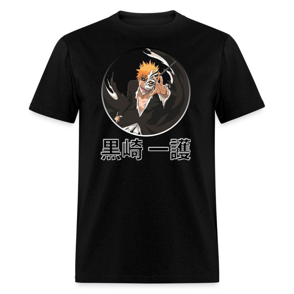 Ichigo Bleach Katakana Anime T-Shirt - black