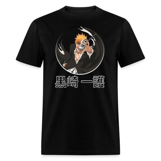 Ichigo Bleach Katakana Anime T-Shirt - black