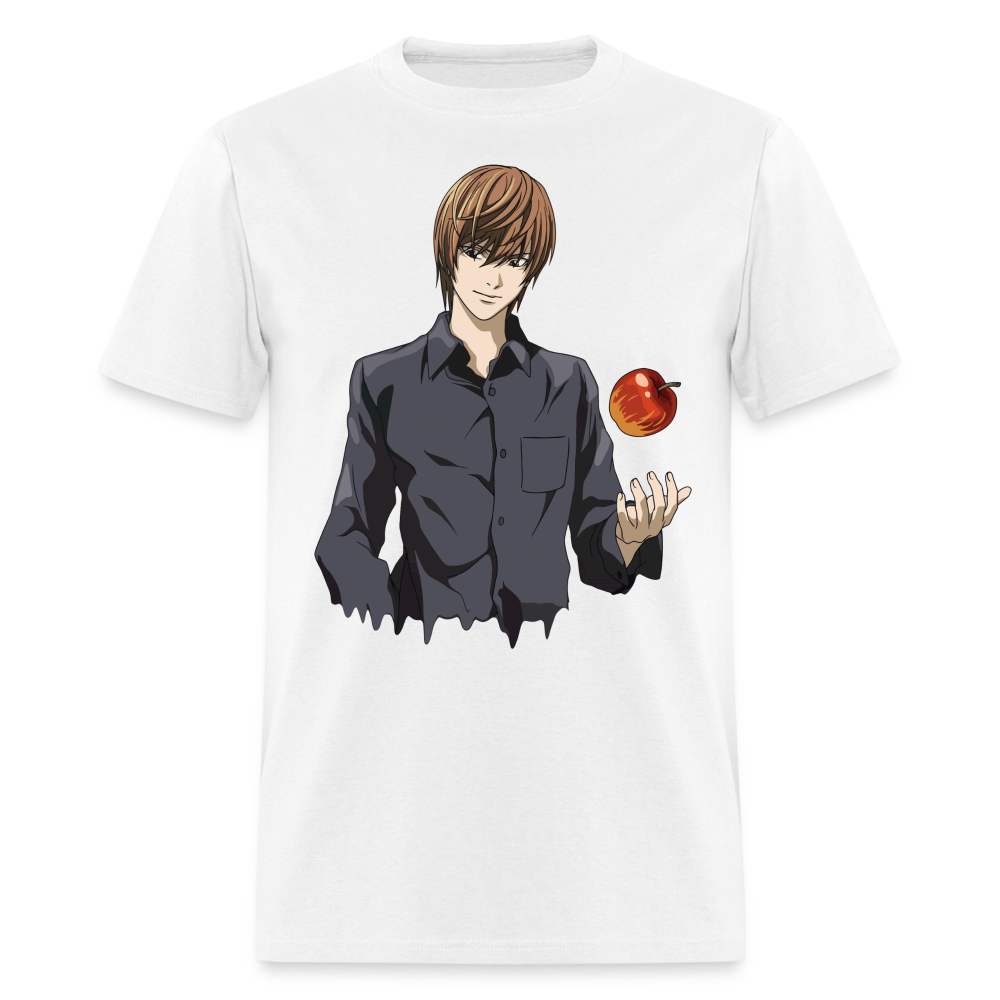 Light Yagami Drip Premium Death Note Anime T-Shirt - white