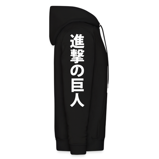 Levi Ackerman Drip Premium AOT Anime Hoodie Sweatshirt - black