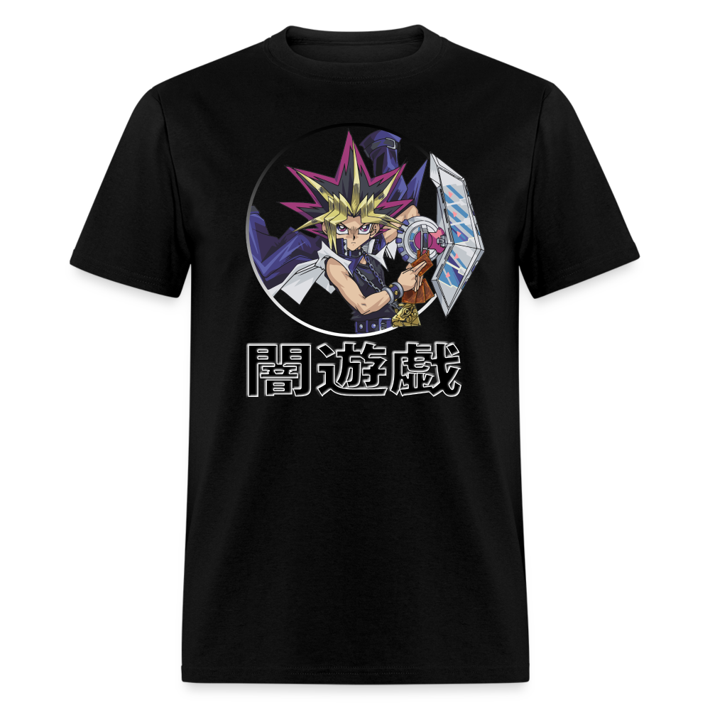 Dark Yugi Yu-Gi-Oh! Katakana Anime T-Shirt - black