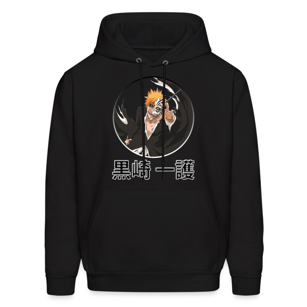Ichigo Bleach Katakana Anime Hoodie Sweatshirt - black
