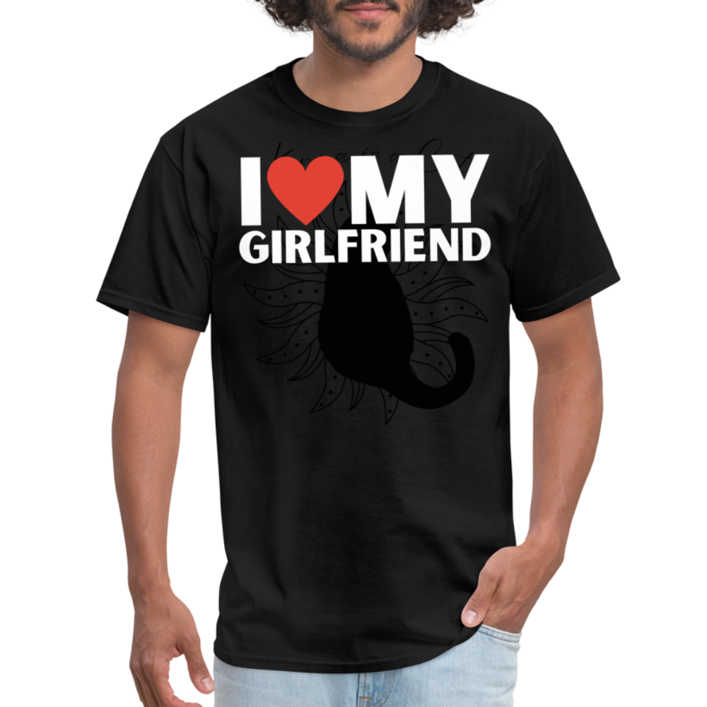 I Love My Girlfriend Unisex Classic T-Shirt - black