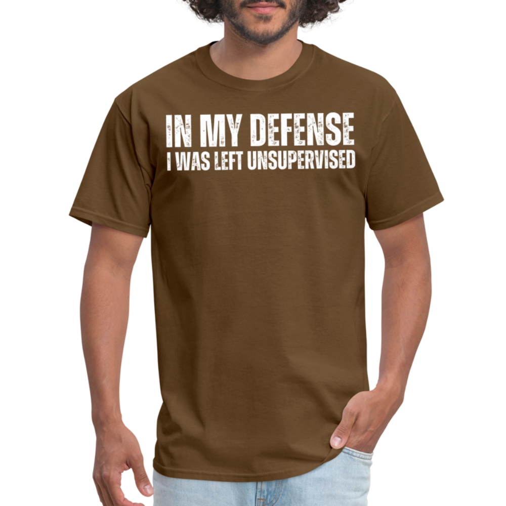 In My Defense Unisex Classic T-Shirt - brown