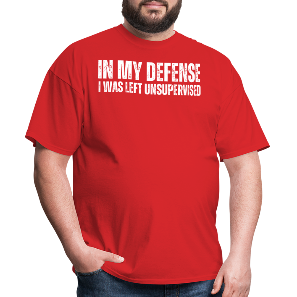 In My Defense Unisex Classic T-Shirt - red