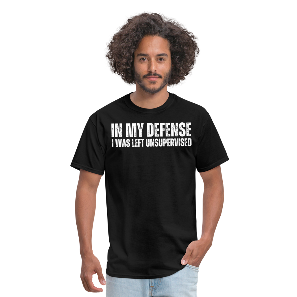 In My Defense Unisex Classic T-Shirt - black