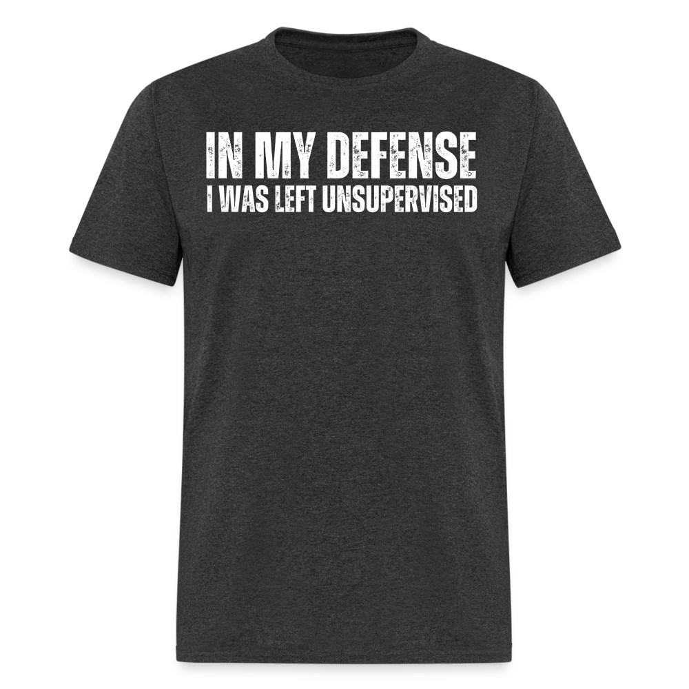 In My Defense Unisex Classic T-Shirt - heather black