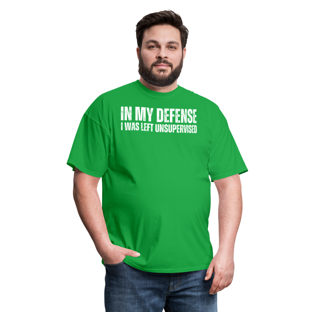 In My Defense Unisex Classic T-Shirt - bright green