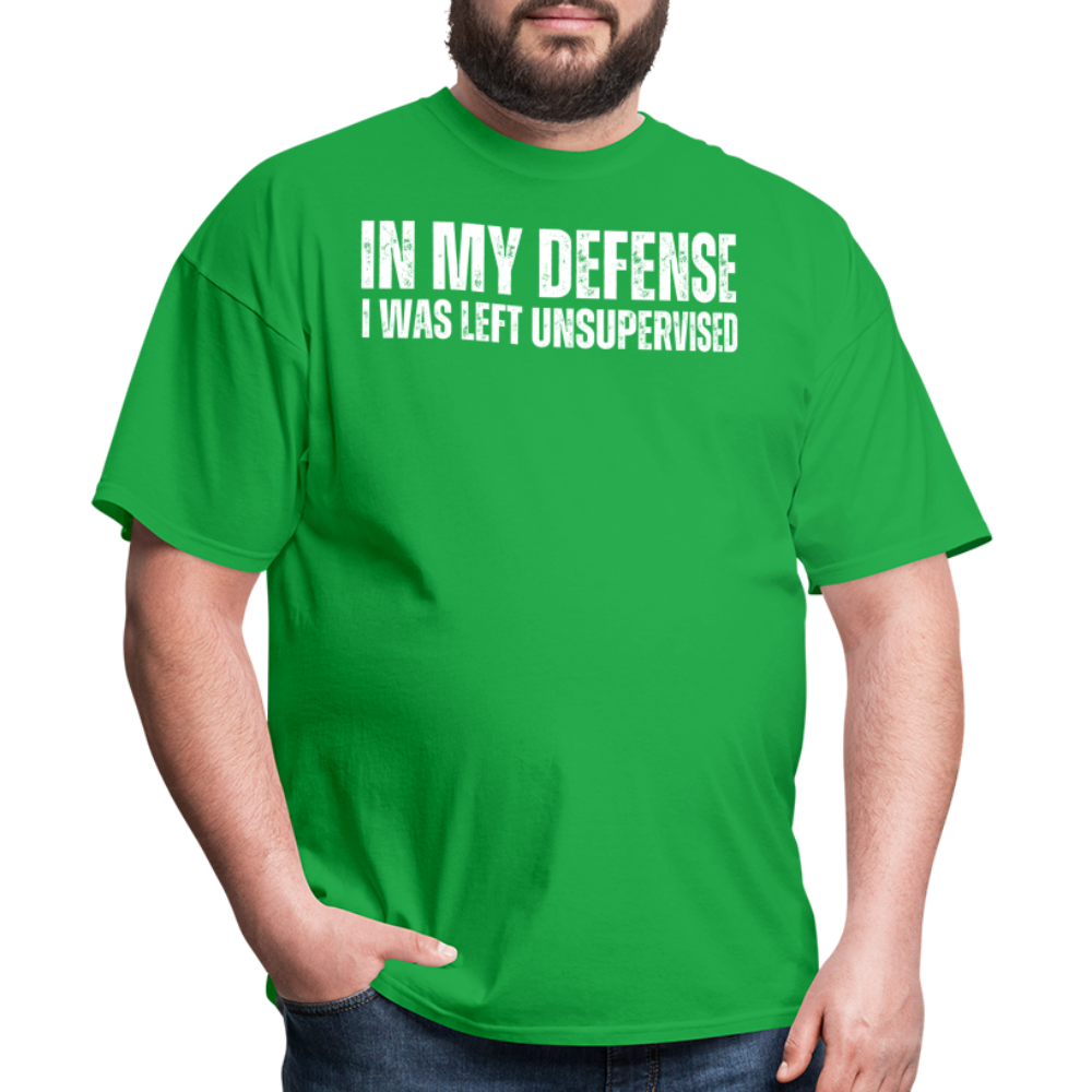 In My Defense Unisex Classic T-Shirt - bright green