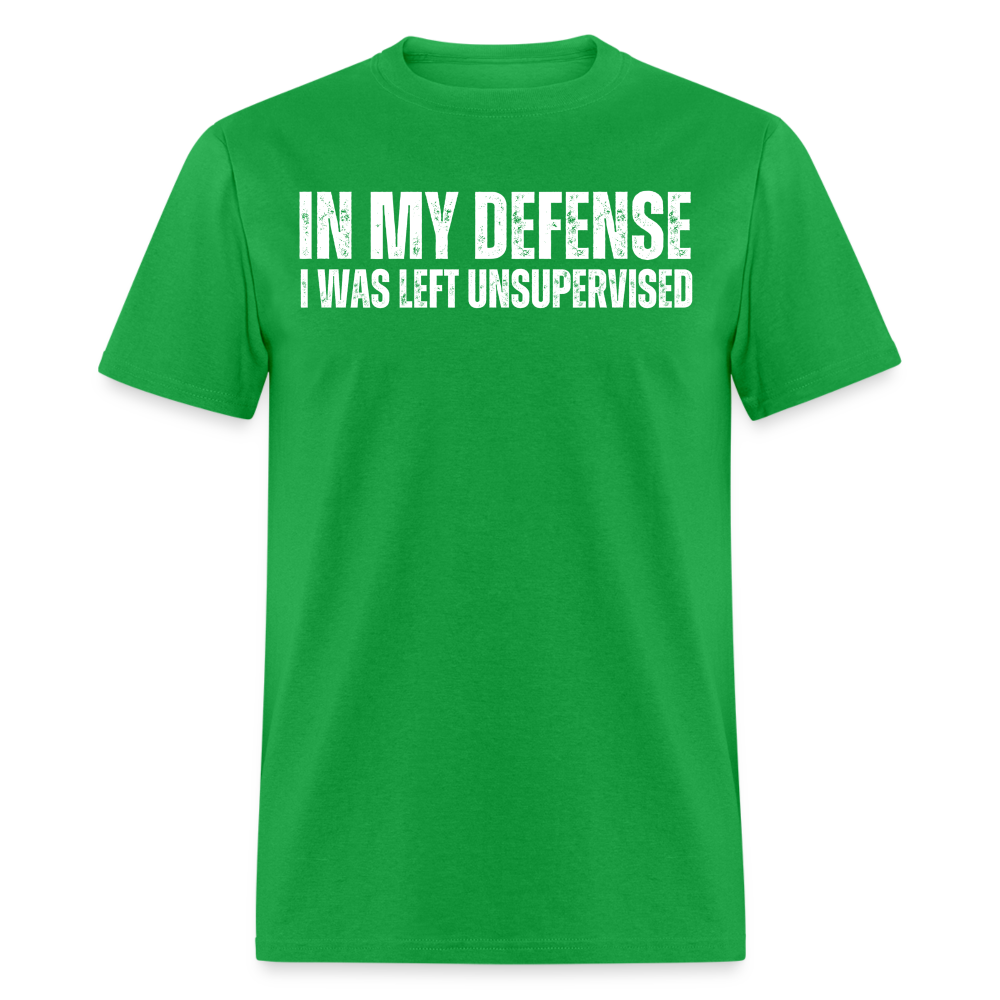 In My Defense Unisex Classic T-Shirt - bright green