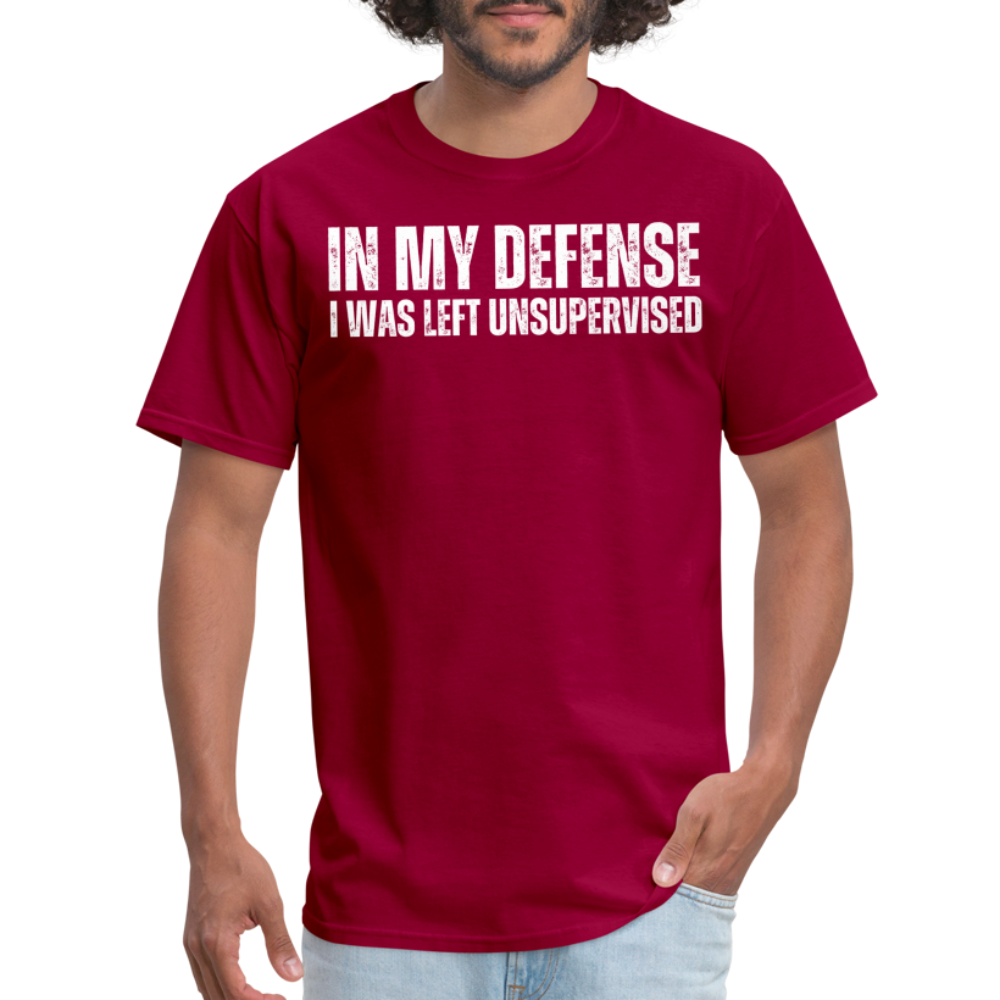 In My Defense Unisex Classic T-Shirt - dark red